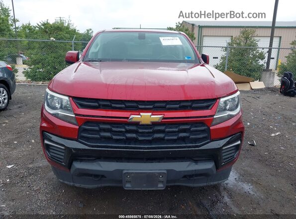 1GCGTCEN8M1132449 2021 CHEVROLET COLORADO Maroon Rear interior view