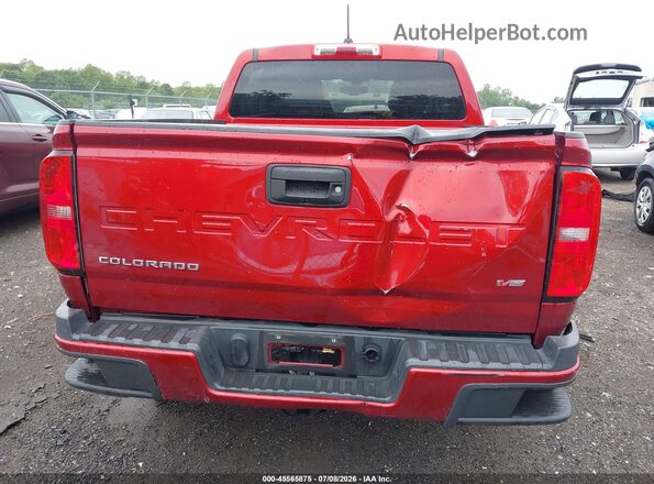 1GCGTCEN8M1132449 2021 CHEVROLET COLORADO Maroon 
