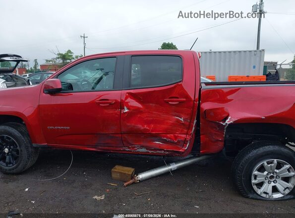 1GCGTCEN8M1132449 2021 CHEVROLET COLORADO Maroon 