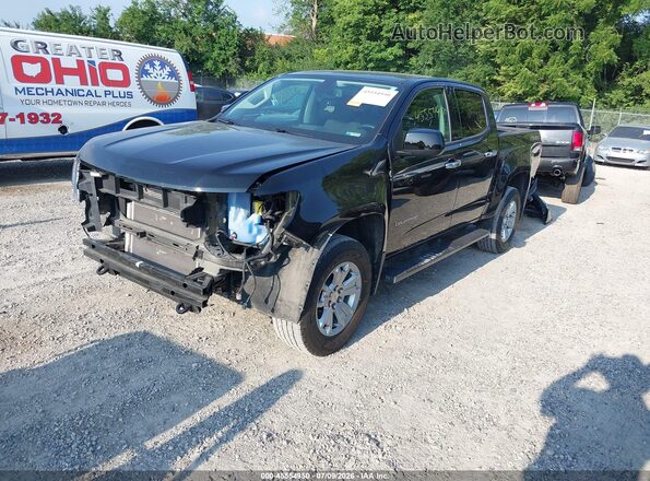 1GCGTCEN8N1307008 2022 CHEVROLET COLORADO Black Առջևի ձախ երեք քառորդ տեսարան