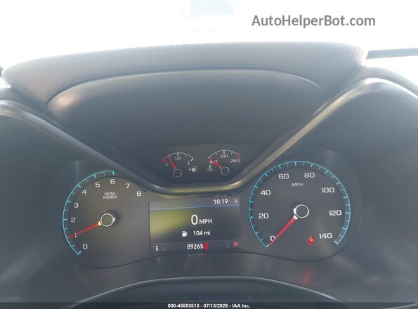 1GCGTCEN9K1152223 2019 CHEVROLET COLORADO Silver Widok tylnych siedzeń