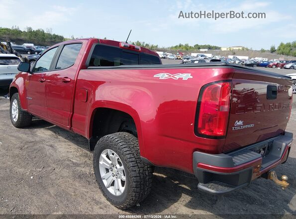 1GCGTCEN9M1247089 2021 CHEVROLET COLORADO Red Tył lewy