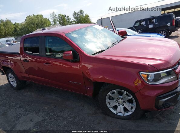 1GCGTCEN9M1247089 2021 CHEVROLET COLORADO Red Widok z przodu