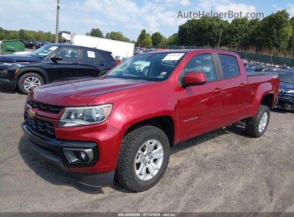 1GCGTCEN9M1247089 2021 CHEVROLET COLORADO Red Przód lewy