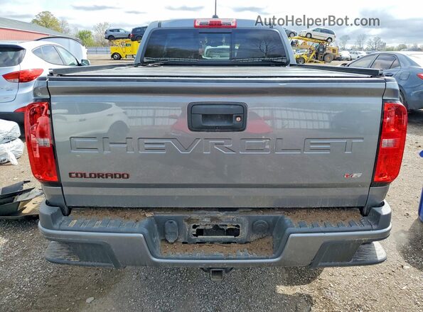 1GCGTCEN9M1295613 2021 CHEVROLET COLORADO Gray Rear view