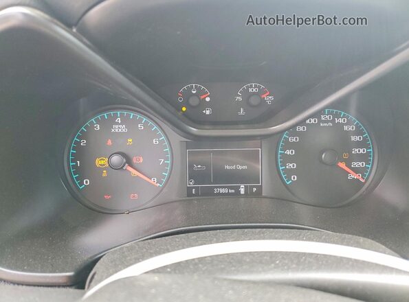 1GCGTCEN9M1295613 2021 CHEVROLET COLORADO Gray Instrument cluster view