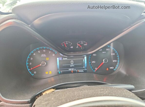 1GCGTCENXJ1274913 2018 CHEVROLET COLORADO White Widok zestawu wskaźników