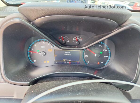 1GCGTCENXK1208864 2019 CHEVROLET COLORADO Black ხელსაწყოთა პანელის ხედი