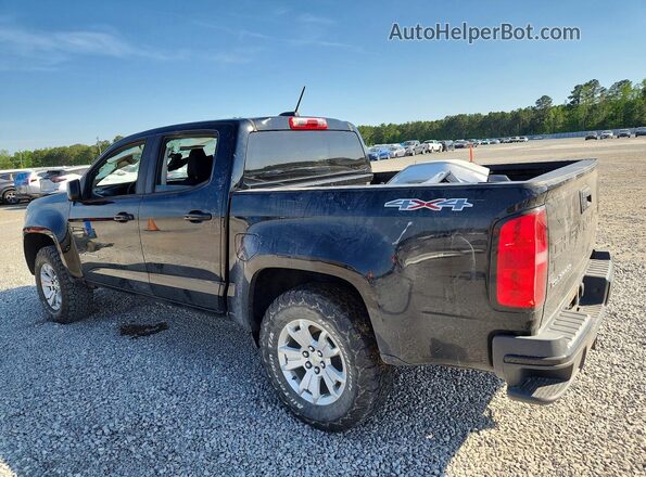 1GCGTCENXM1105995 2021 CHEVROLET COLORADO Black Tył lewy
