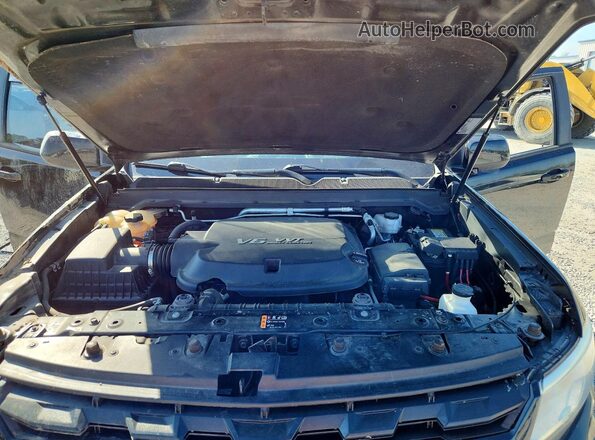 1GCGTCENXM1105995 2021 CHEVROLET COLORADO Black Widok wnętrza z tyłu
