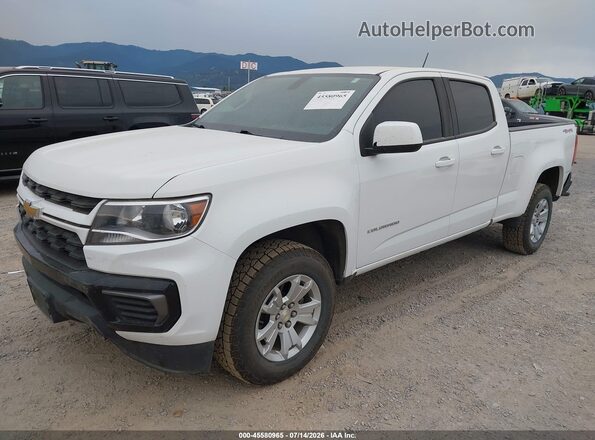 1GCGTCENXM1152878 2021 CHEVROLET COLORADO White Przód lewy