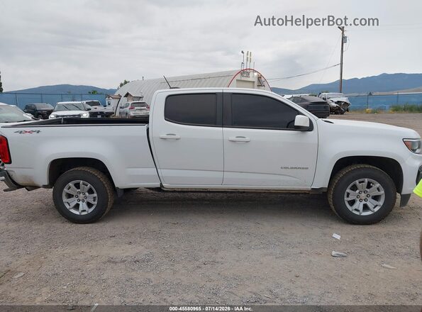 1GCGTCENXM1152878 2021 CHEVROLET COLORADO White Widok wnętrza z tyłu