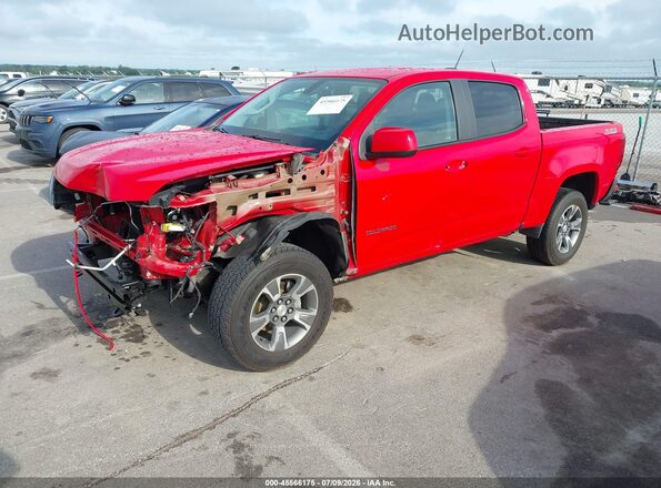 1GCGTDE30G1218167 2016 CHEVROLET COLORADO Red Առջևի ձախ երեք քառորդ տեսարան