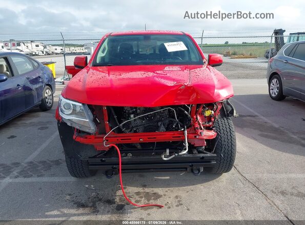 1GCGTDE30G1218167 2016 CHEVROLET COLORADO Red Սալոնի հետևի տեսք