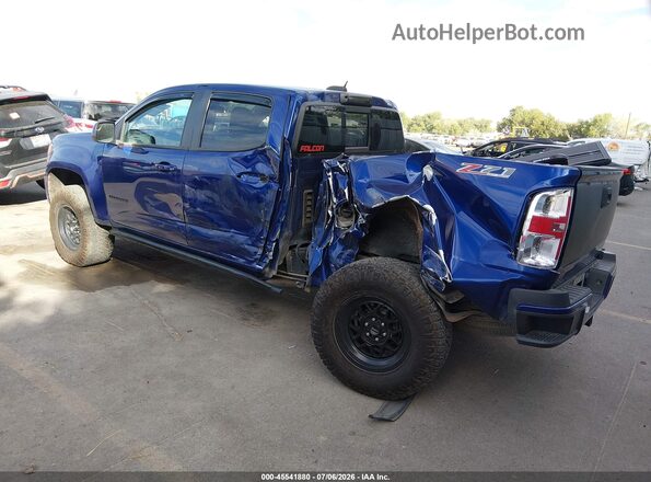 1GCGTDE30G1268521 2016 CHEVROLET COLORADO Blue უკანა მარცხენა