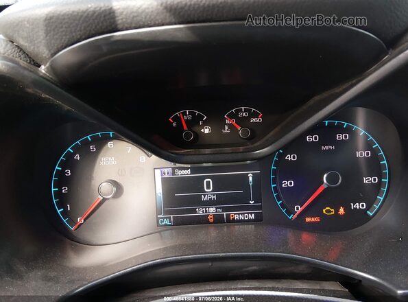 1GCGTDE30G1268521 2016 CHEVROLET COLORADO Blue უკანა სავარძლების ხედი