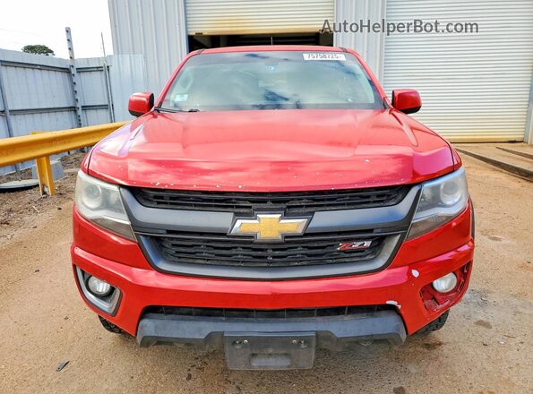1GCGTDE31G1104842 2016 CHEVROLET COLORADO Red Widok z przodu