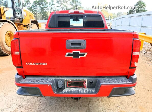 1GCGTDE31G1104842 2016 CHEVROLET COLORADO Red Widok z tyłu