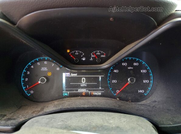 1GCGTDE31G1104842 2016 CHEVROLET COLORADO Red Widok zestawu wskaźników