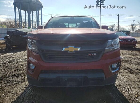 1GCGTDE33G1197086 2016 CHEVROLET COLORADO Red Դիմացի տեսք