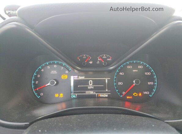 1GCGTDE33G1197086 2016 CHEVROLET COLORADO Red Սարքավորումների վահանակի տեսք