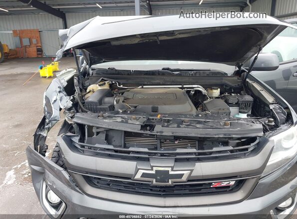 1GCGTDE37G1308044 2016 CHEVROLET COLORADO Gray უკანა ხედი