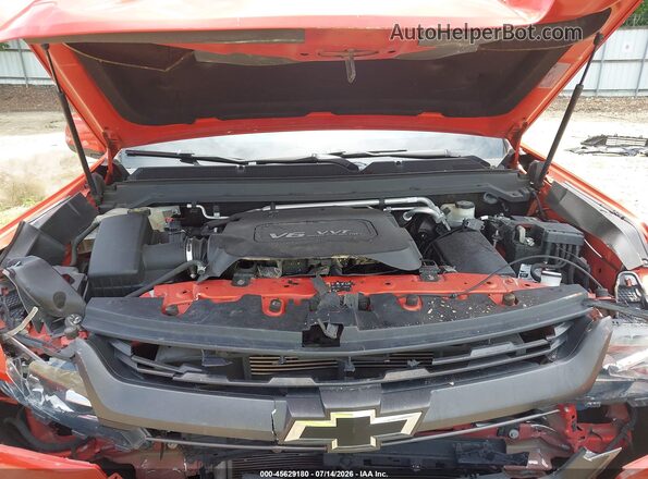 1GCGTDE37G1342145 2016 CHEVROLET COLORADO Orange Vista trasera