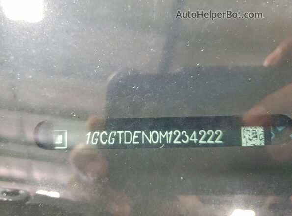 1GCGTDEN0M1234222 2021 CHEVROLET COLORADO Black Vista del compartimento del motor