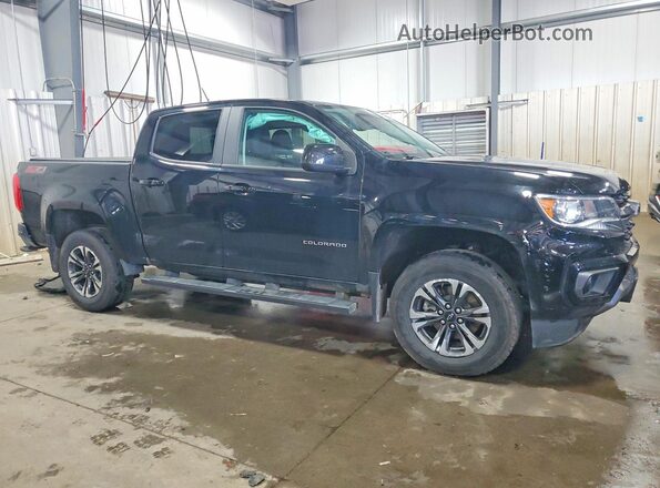 1GCGTDEN0M1234222 2021 CHEVROLET COLORADO Black Delantero derecho