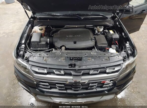 1GCGTDEN0N1253287 2022 CHEVROLET COLORADO Black Вид ззаду