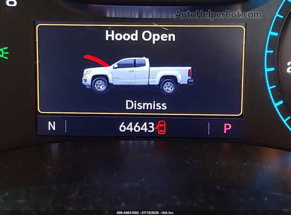 1GCGTDEN1K1285631 2019 CHEVROLET COLORADO Черный 