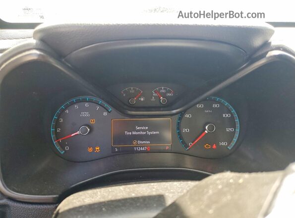 1GCGTDEN1L1105064 2020 CHEVROLET COLORADO Gray Widok zestawu wskaźników