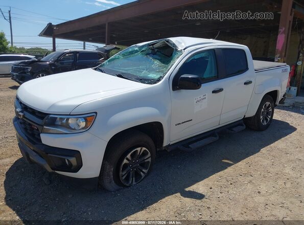 1GCGTDEN1N1145776 2022 CHEVROLET COLORADO Белый Вид спереди