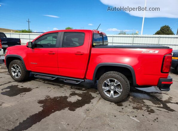 1GCGTDEN2J1225050 2018 CHEVROLET COLORADO Red Rear left