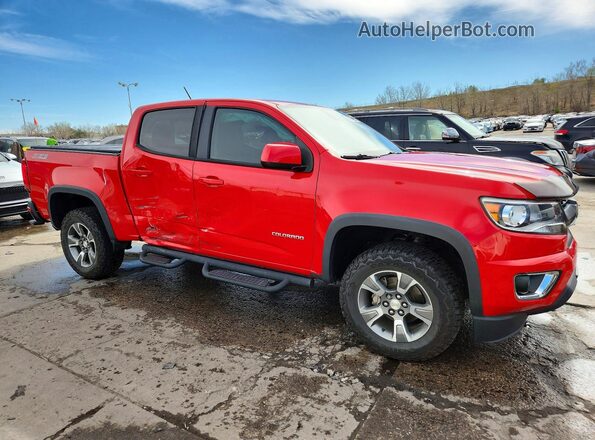 1GCGTDEN2J1225050 2018 CHEVROLET COLORADO Red Front right