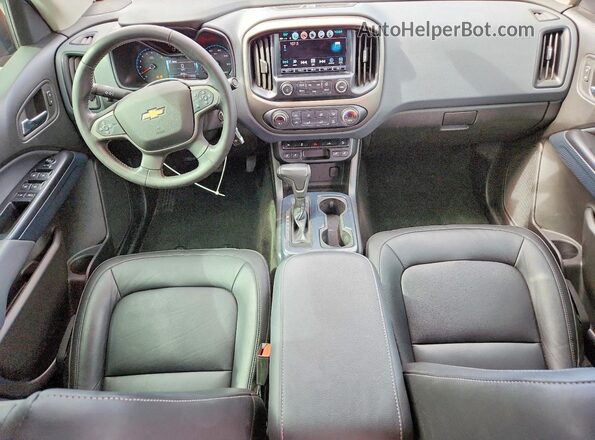 1GCGTDEN2J1225050 2018 CHEVROLET COLORADO Red Dashboard view