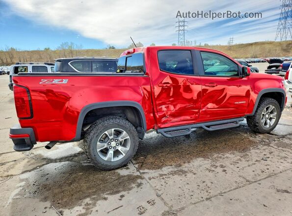 1GCGTDEN2J1225050 2018 CHEVROLET COLORADO Red Rear right