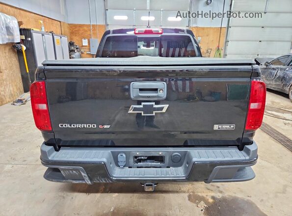 1GCGTDEN2J1243340 2018 CHEVROLET COLORADO Black Вид ззаду