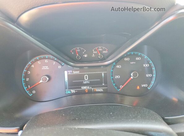 1GCGTDEN3J1269929 2018 CHEVROLET COLORADO Gray Vista del cuadro de instrumentos