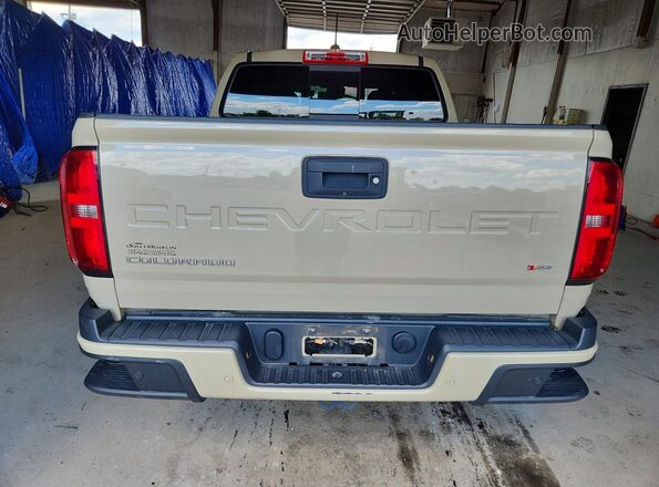 1GCGTDEN3M1217401 2021 CHEVROLET COLORADO Желто-коричневый Вид сзади
