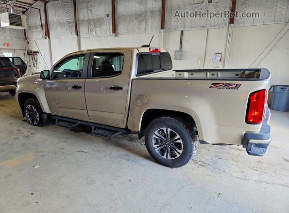 1GCGTDEN3M1217401 2021 CHEVROLET COLORADO Желто-коричневый Задняя левая четверть