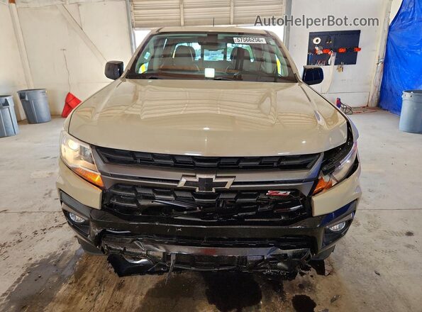 1GCGTDEN3M1217401 2021 CHEVROLET COLORADO Желто-коричневый Вид спереди