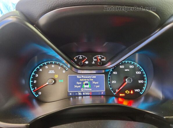 1GCGTDEN3M1217401 2021 CHEVROLET COLORADO Желто-коричневый Вид щитка приборов