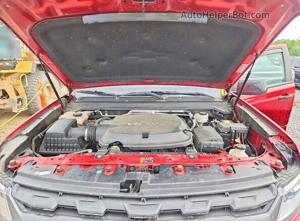 1GCGTDEN3M1240063 2021 CHEVROLET COLORADO Burgundy უკანა სალონის ხედი