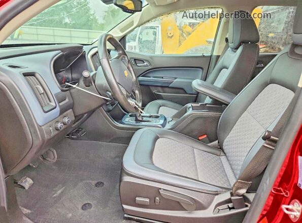 1GCGTDEN3M1240063 2021 CHEVROLET COLORADO Burgundy წინა სალონის ხედი