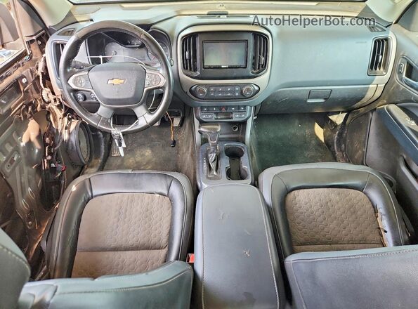 1GCGTDEN4H1175407 2017 CHEVROLET COLORADO Black წინა პანელის ხედი