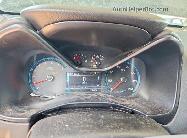 1GCGTDEN4H1175407 2017 CHEVROLET COLORADO Black ხელსაწყოთა პანელის ხედი