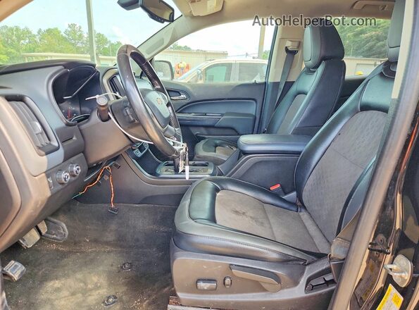 1GCGTDEN4H1175407 2017 CHEVROLET COLORADO Black წინა სალონის ხედი