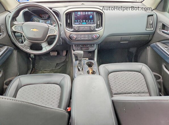 1GCGTDEN4J1152277 2018 CHEVROLET COLORADO Charcoal Dashboard view