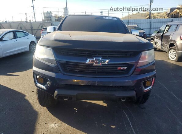1GCGTDEN4J1206807 2018 CHEVROLET COLORADO Blue წინა ხედი